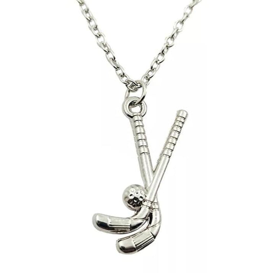 Golf Clubs Pendant and Chain Necklace - Sportzzheads